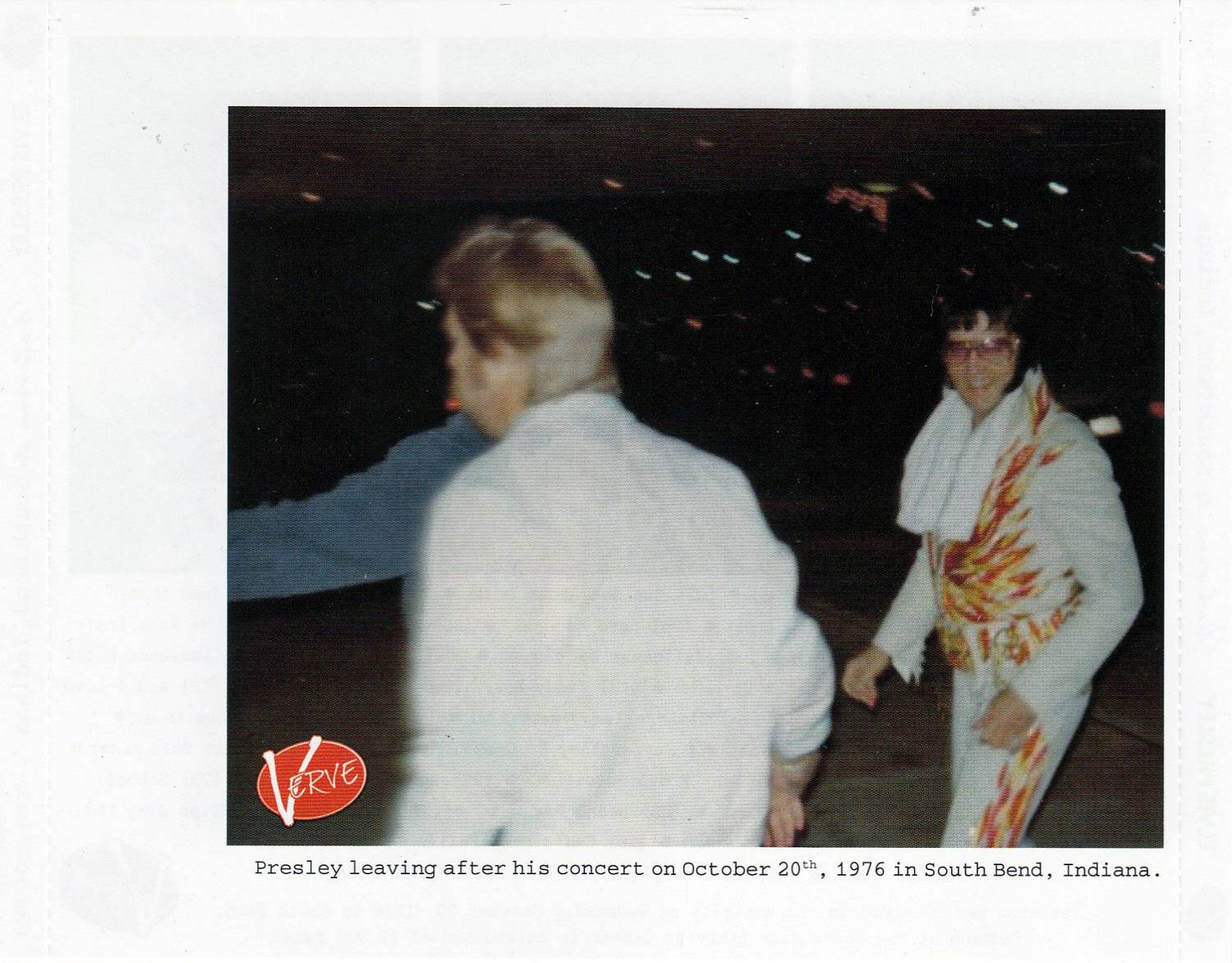 Elvis Presley Welcome To South Bend, Indiana : Back